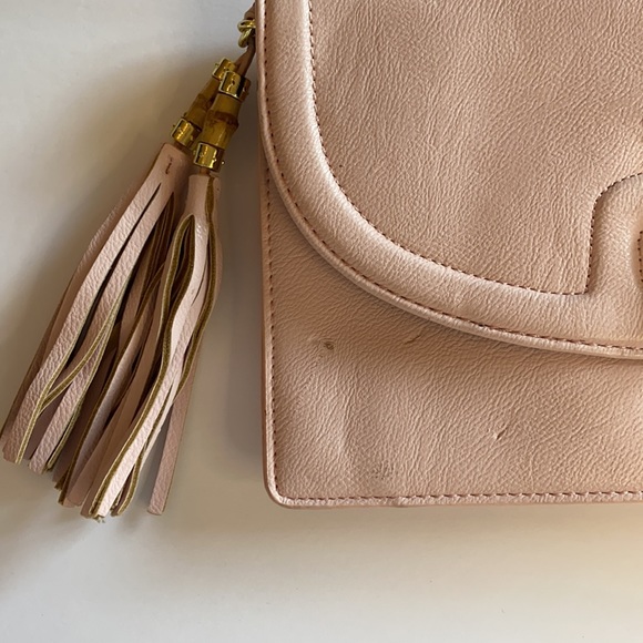 NEW Olivia & Joy Bamboo clutch crossbody purse - Picture 3 of 17